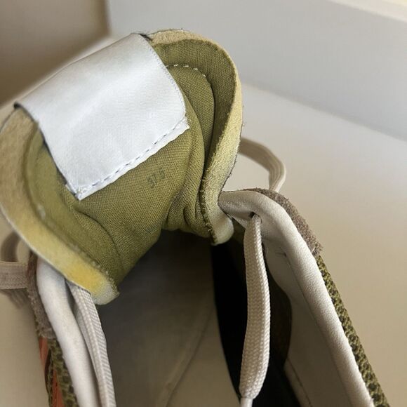 Rag & Bone Women’s Retro Runner Sneaker Trainers Green Moss Orange Size 7.5/37.5 - Picture 10 of 10